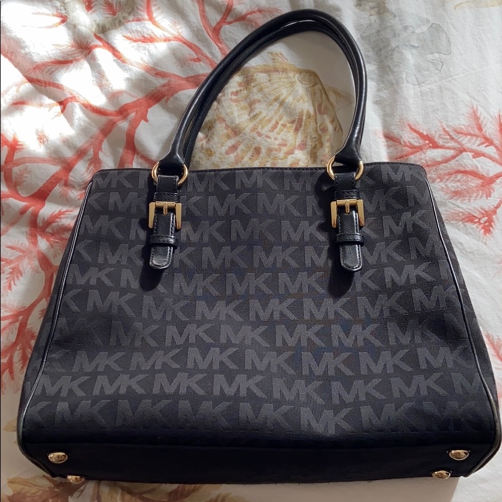 Michael Kors Black Logo Tote